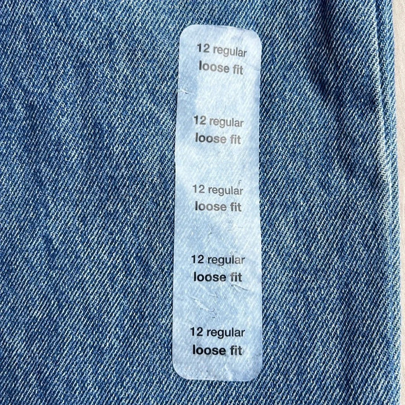 High Sierra Youth Medium Wash Loose Fit Heavyweight Cotton Jeans 12 REG‎ NWT - Picture 3 of 6